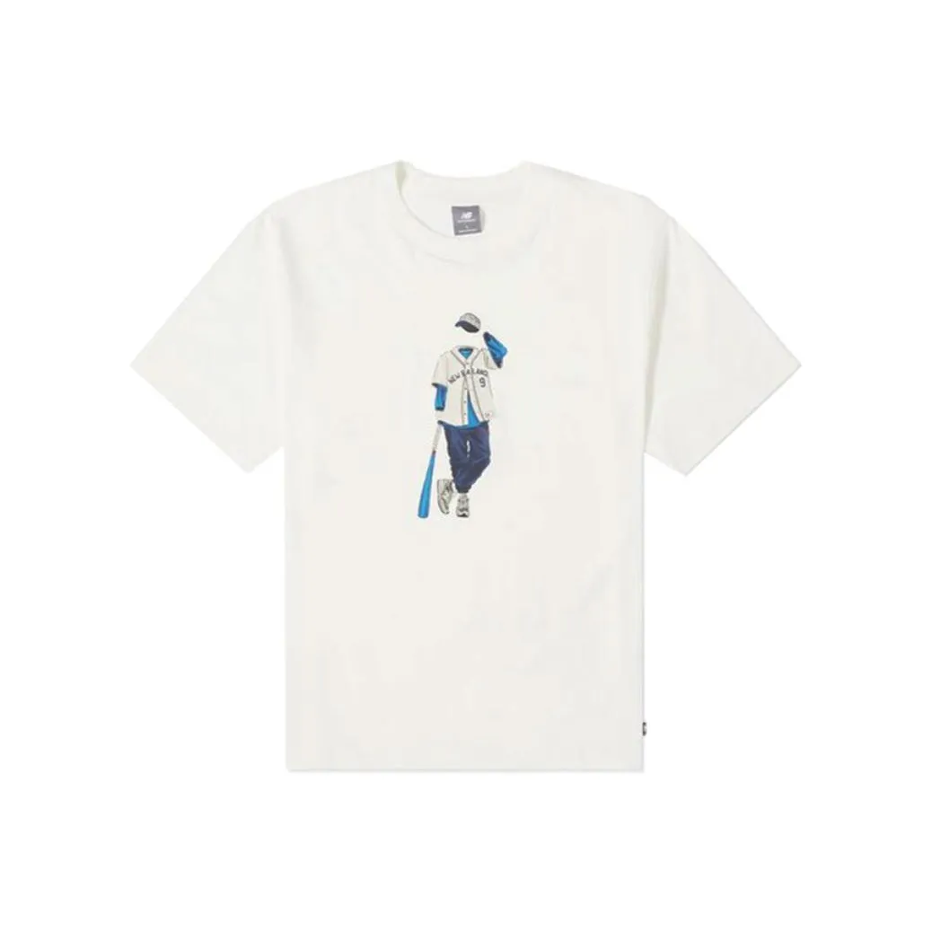 New Balance совместная футболка T Мужская Sea Salt