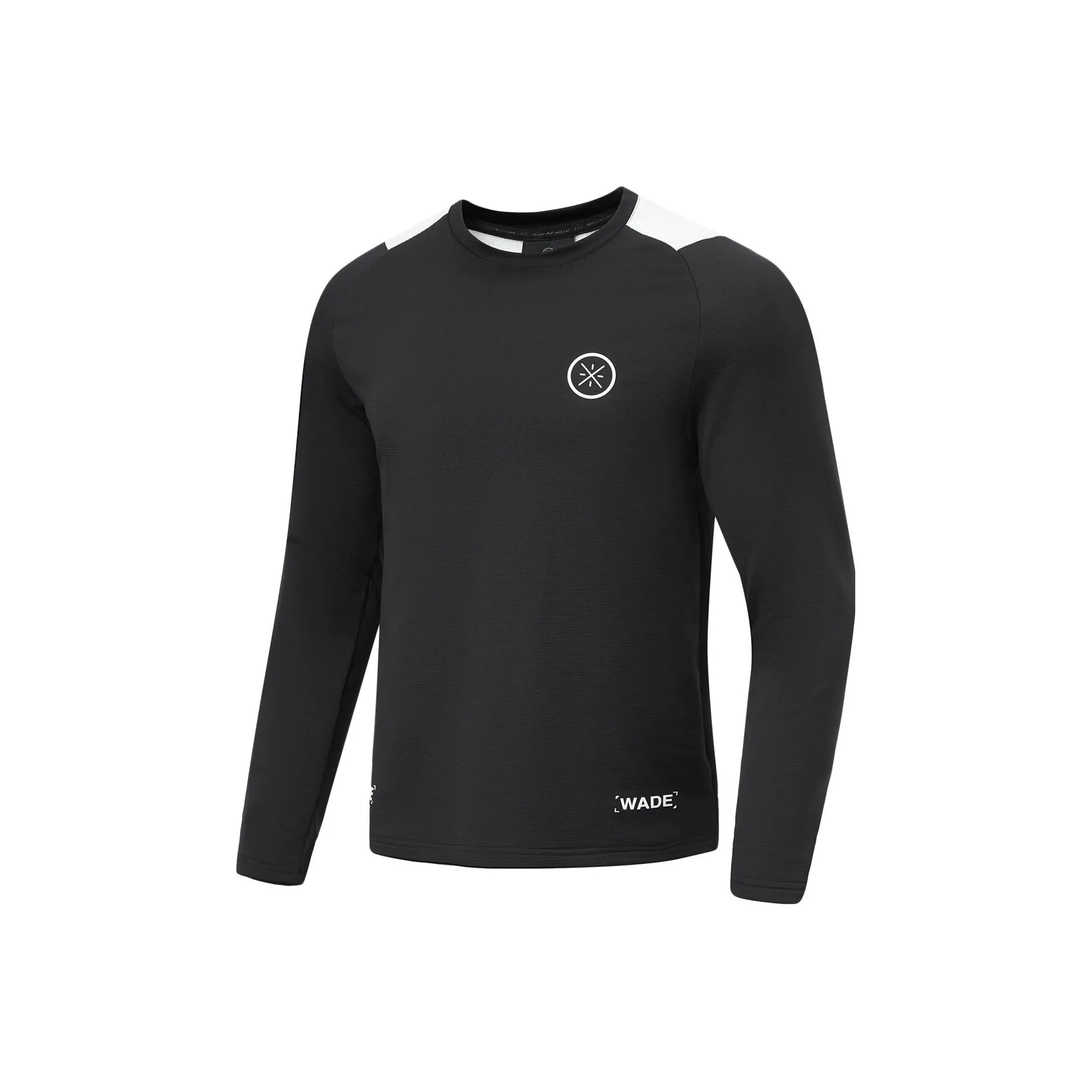LiNing T-Shirt Men's Black Heather Gray River Stone Gray