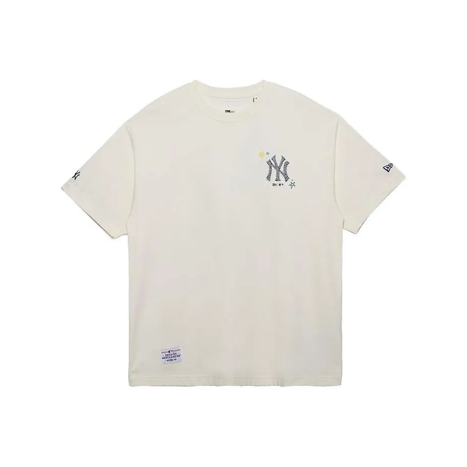 New Era T-Shirt Унисекс Айвори Белый