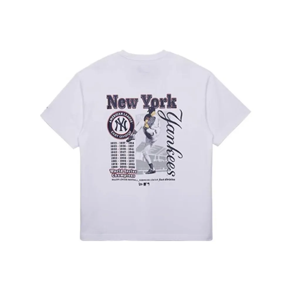 New Era x MLB SS24 New York Yankees T-Shirt Унисекс Белый