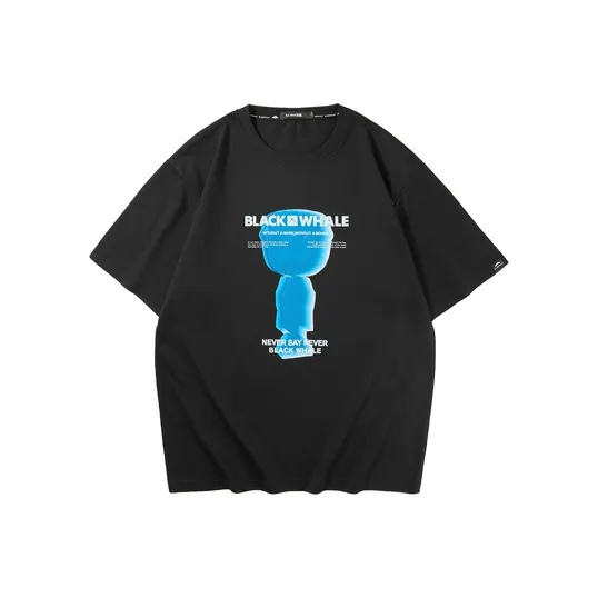 HLA JEANS T Shirts Men's Black B8