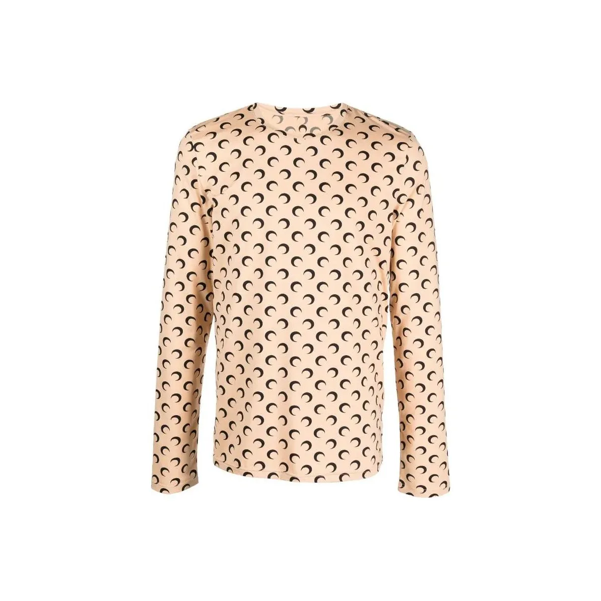 Marine Serre Бежевый Мужской T-Рубашки