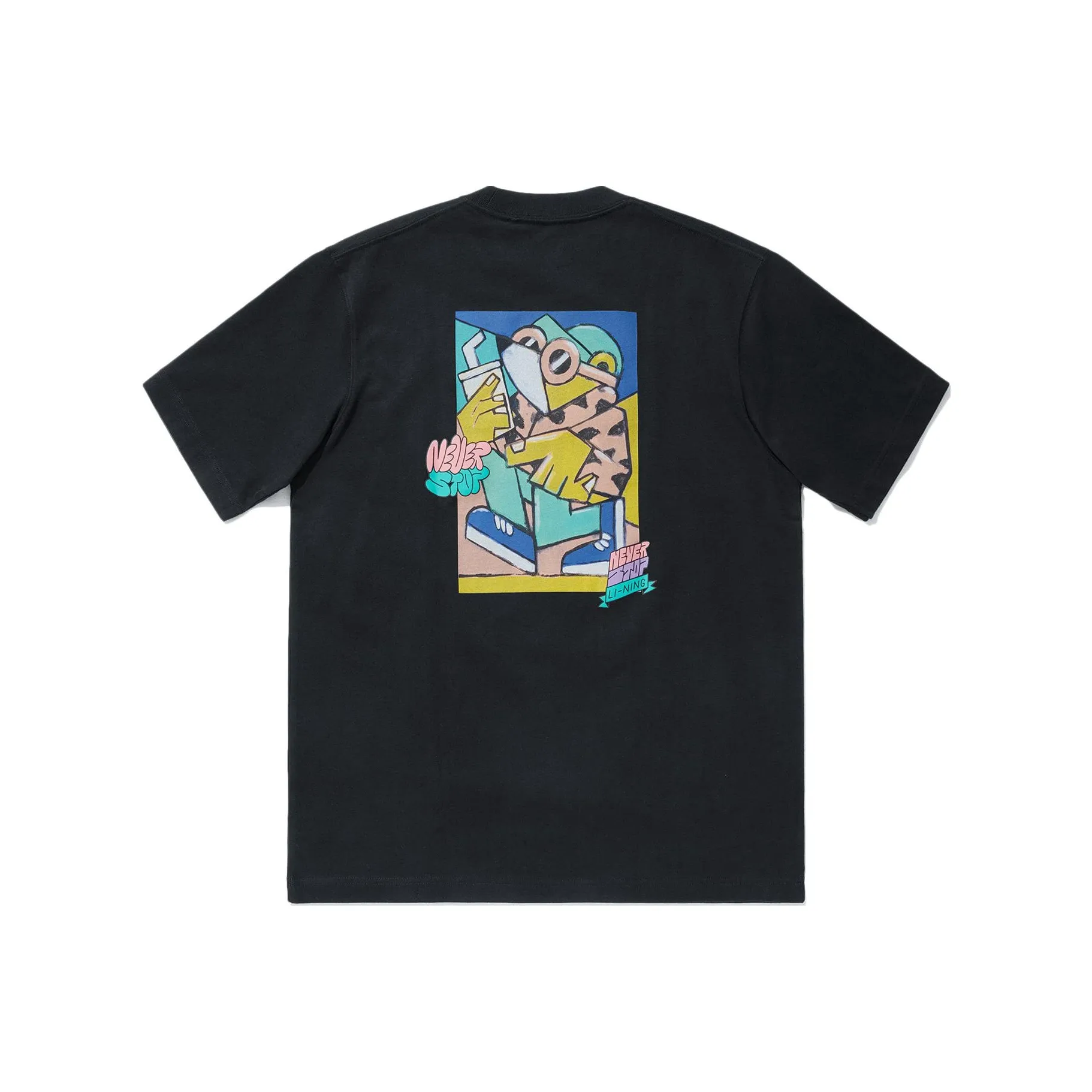 LINING x Pablo Ientile T-Shirt Мужская Черная