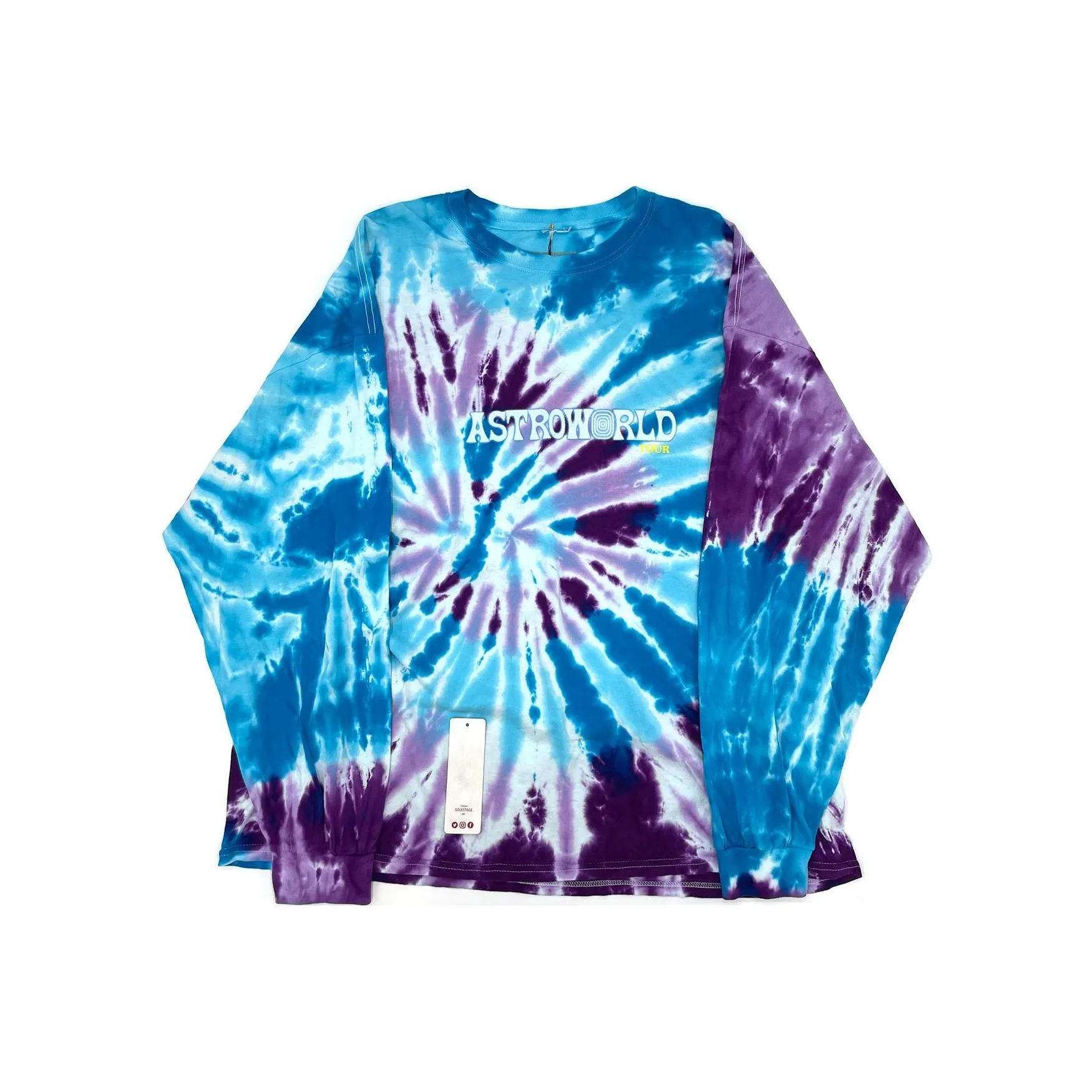 Travis Scott Синий Мужской T-Рубашки