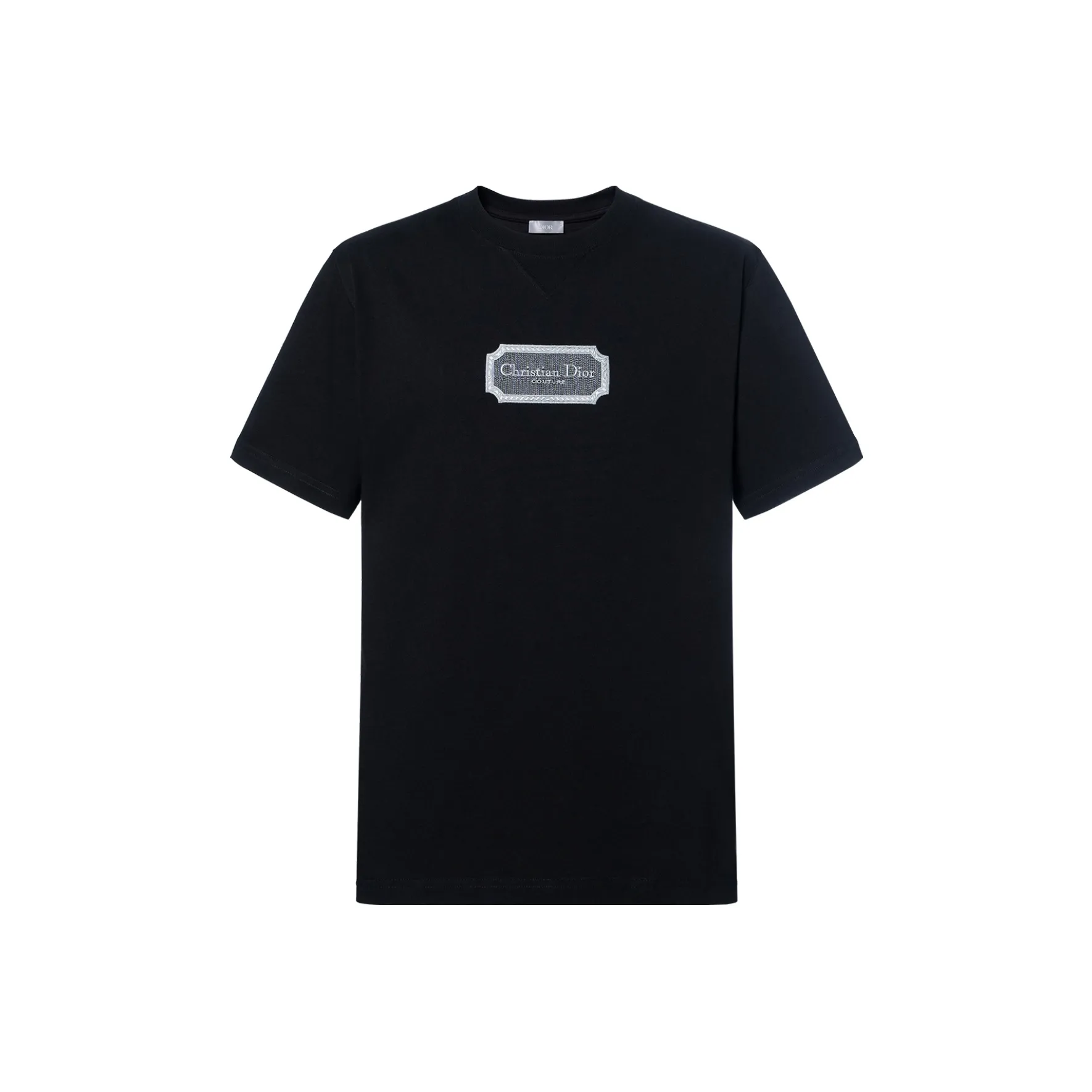 DIOR Homme Logo Patch Round Neck T Shirt