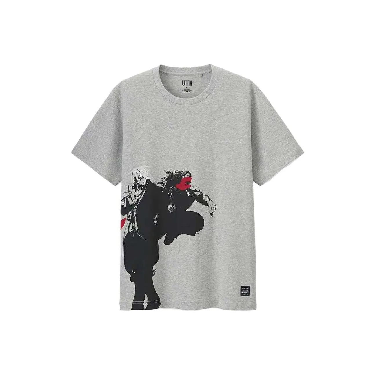 UNIQLO Серый Унисекс Футболка