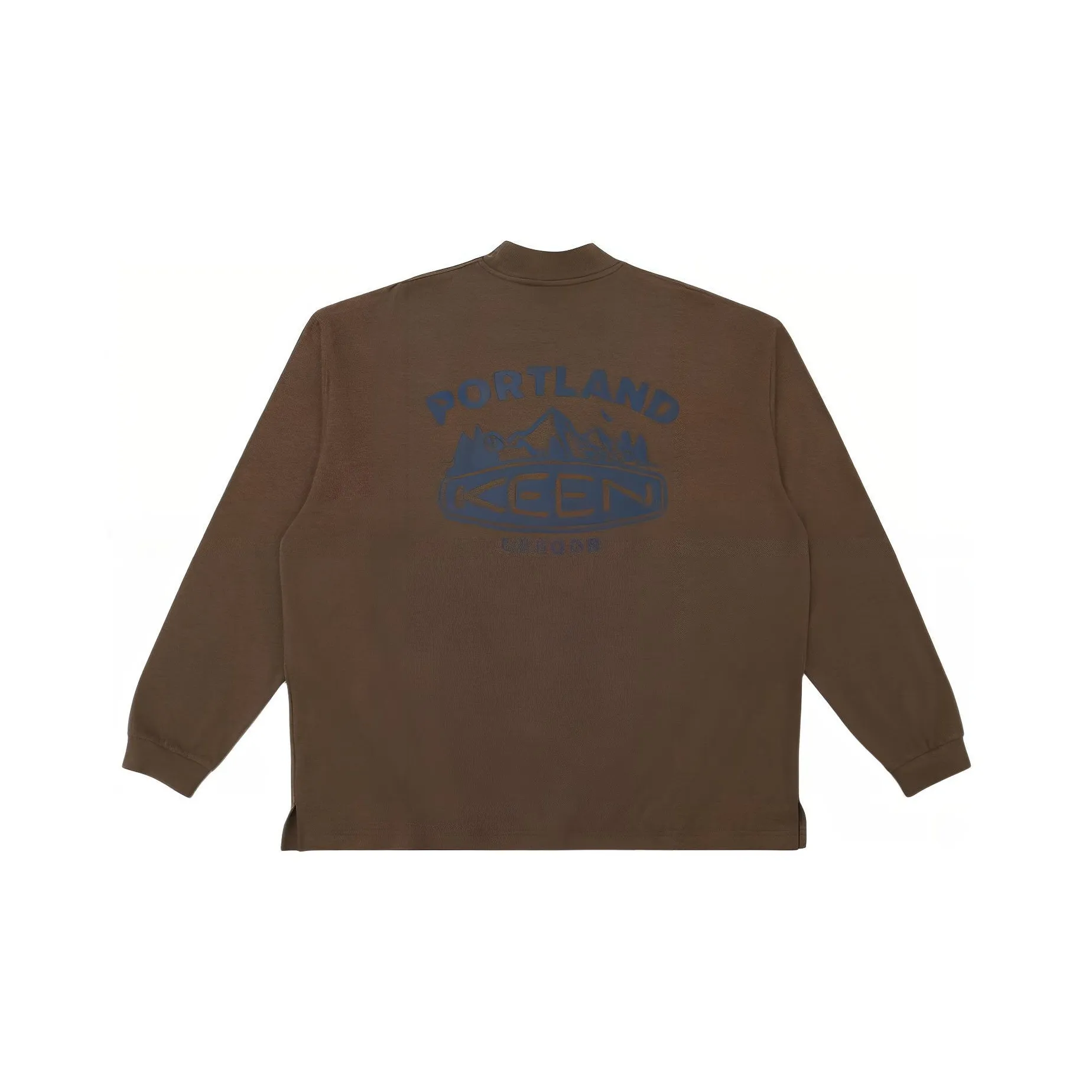 KEEN Harvest T Рубашка Мужская Коричнево-желтая Синяя