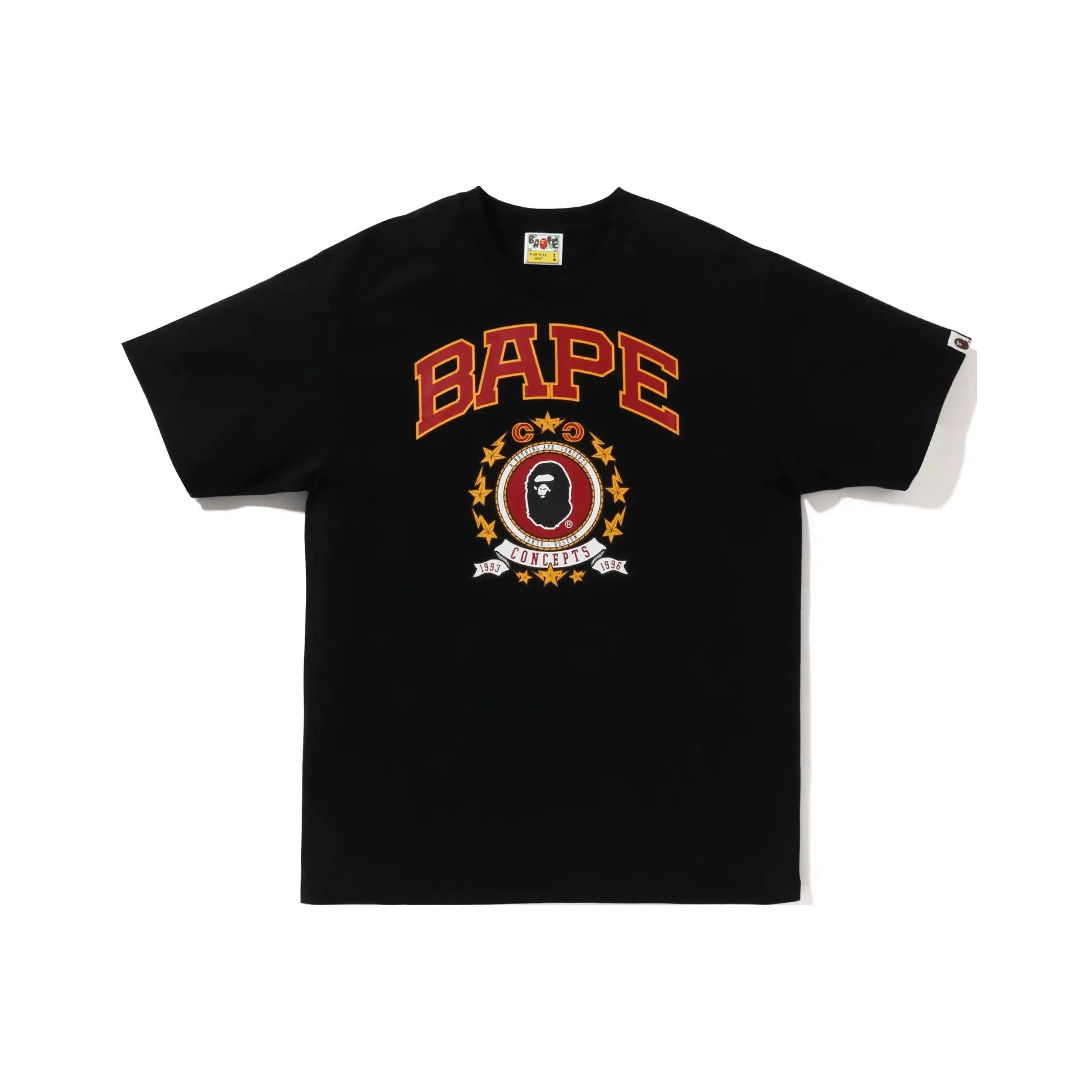 A BATHING APE Черный Унисекс T-рубашки