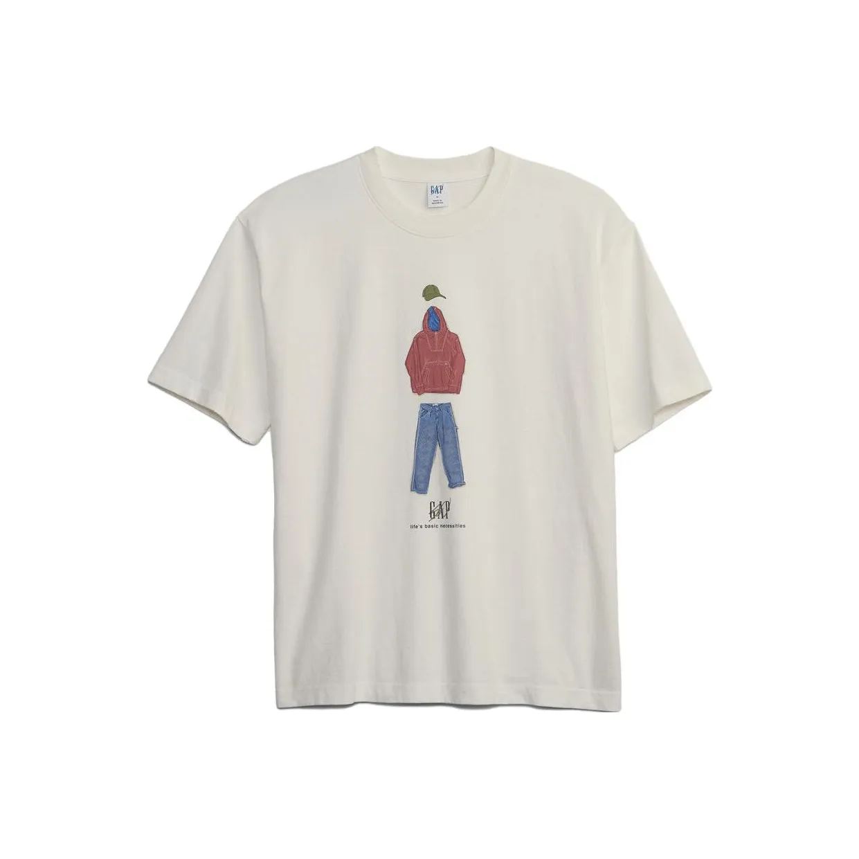 GAP X SEAN WOTHERSPOON Co branded Series T Shirt Unisex Beige