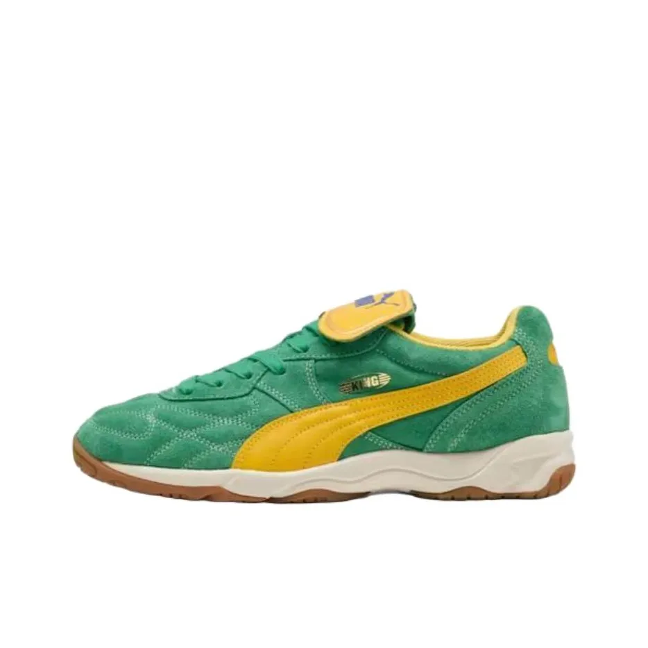 PUMA King Indoor Low Топ Casual Мужской Зеленый