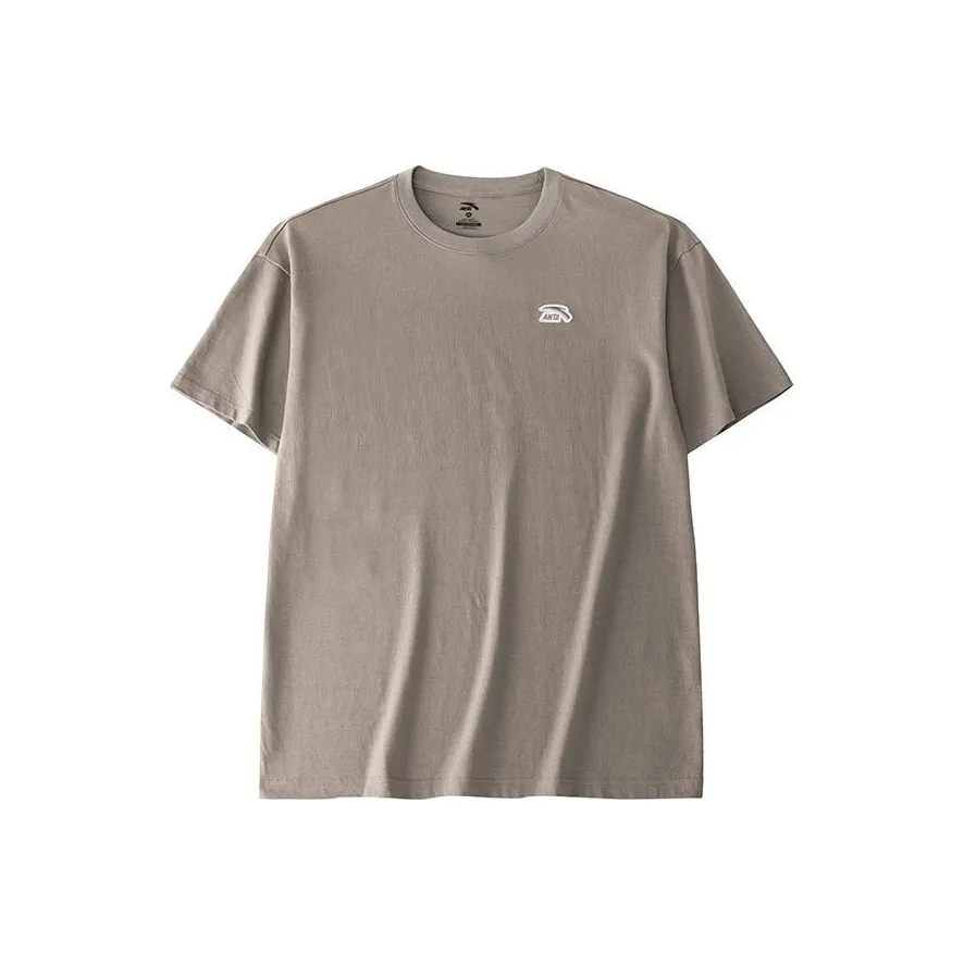 ANTA T Shirts Men's Linen Gray