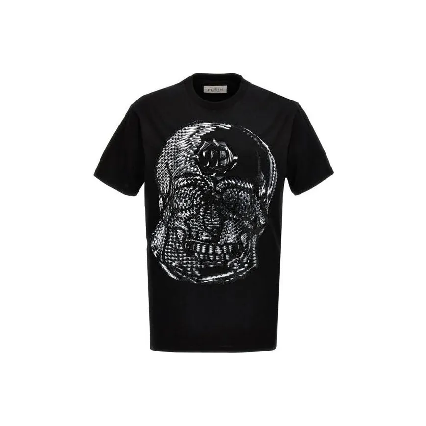PHILIPP PLEIN Мужские черные рубашки T