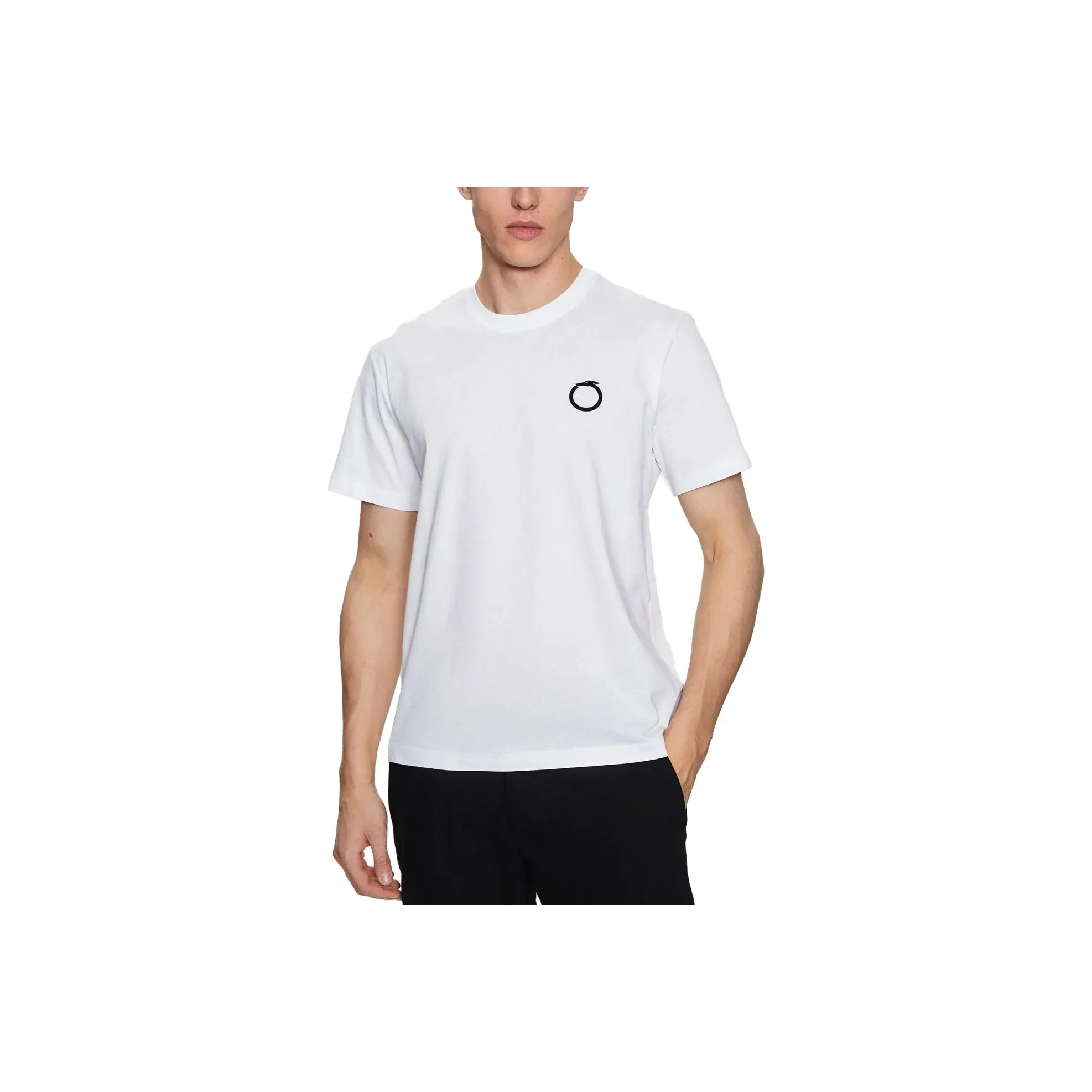 TRUSSARDI Белая Мужская T-Рубашка