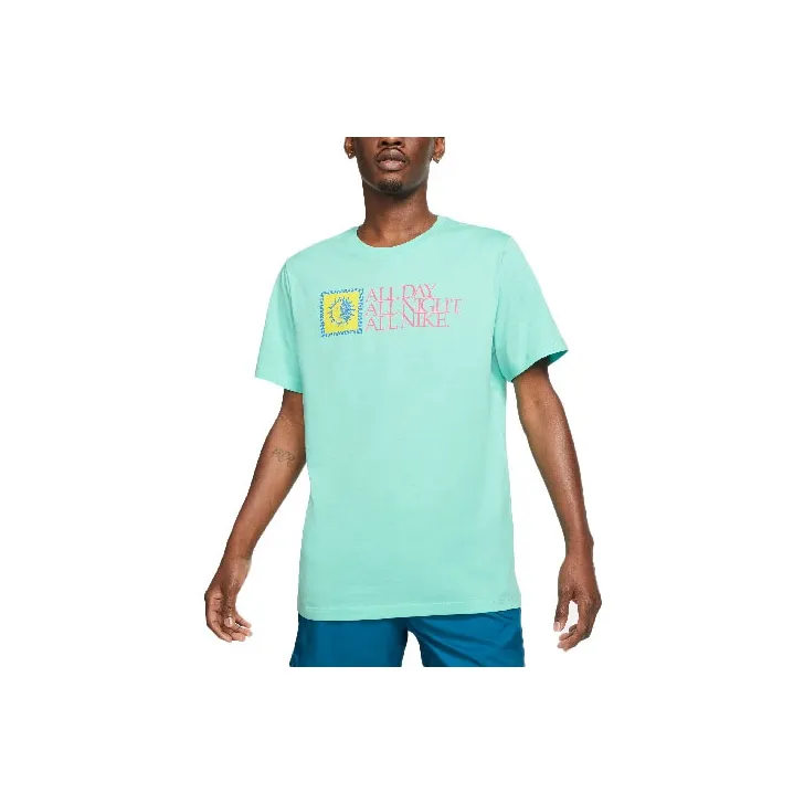 Nike Sportswear T Shirts Men's Tropical Green