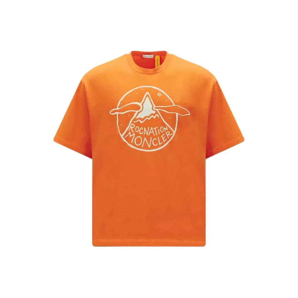 Moncler X Roc Nation By Jay Z Logo Motif T Shirt