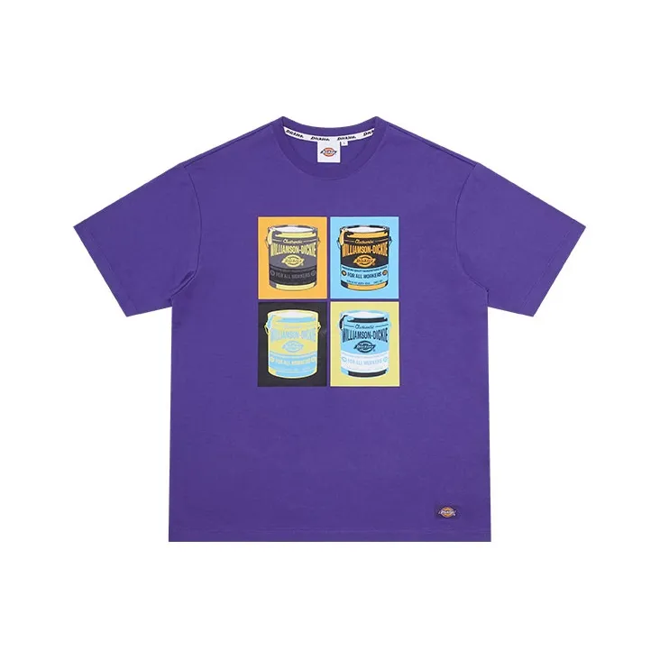 Dickies Фиолетово-синие Унисекс Т-рубашки