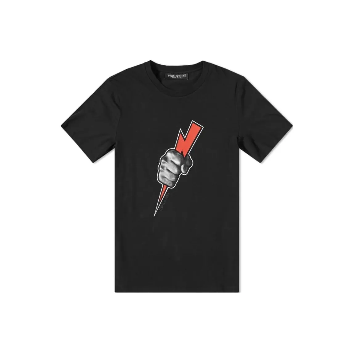 Neil Barrett совместная брендовая мужская черная рубашка T