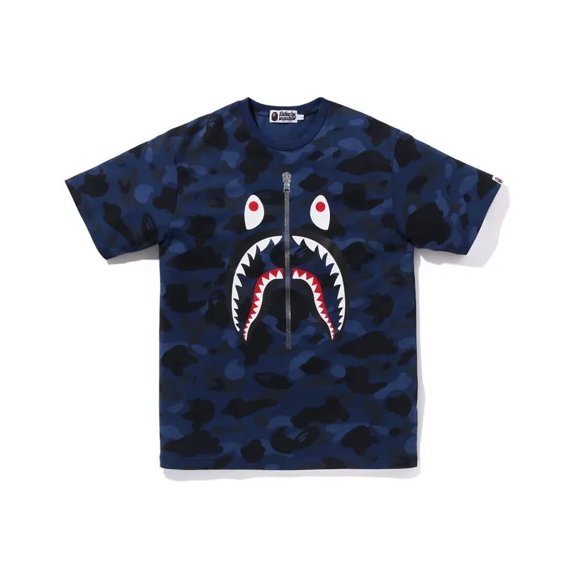 Bape Color Camo Shark Tee