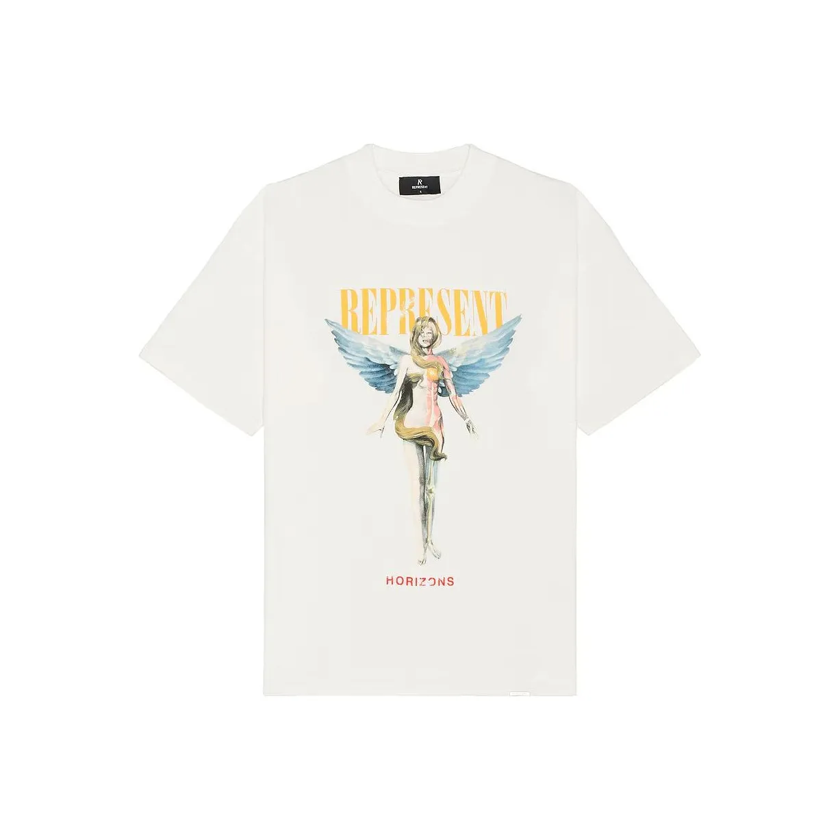 REPRESENT T Рубашка Мужская Айвори Белая