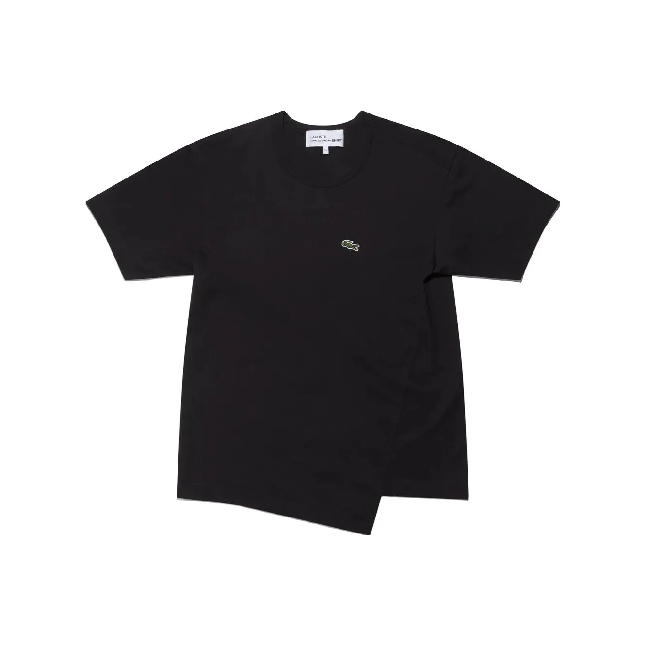 Comme Des Garçons Shirt X Lacoste Asymmetric T Shirt
