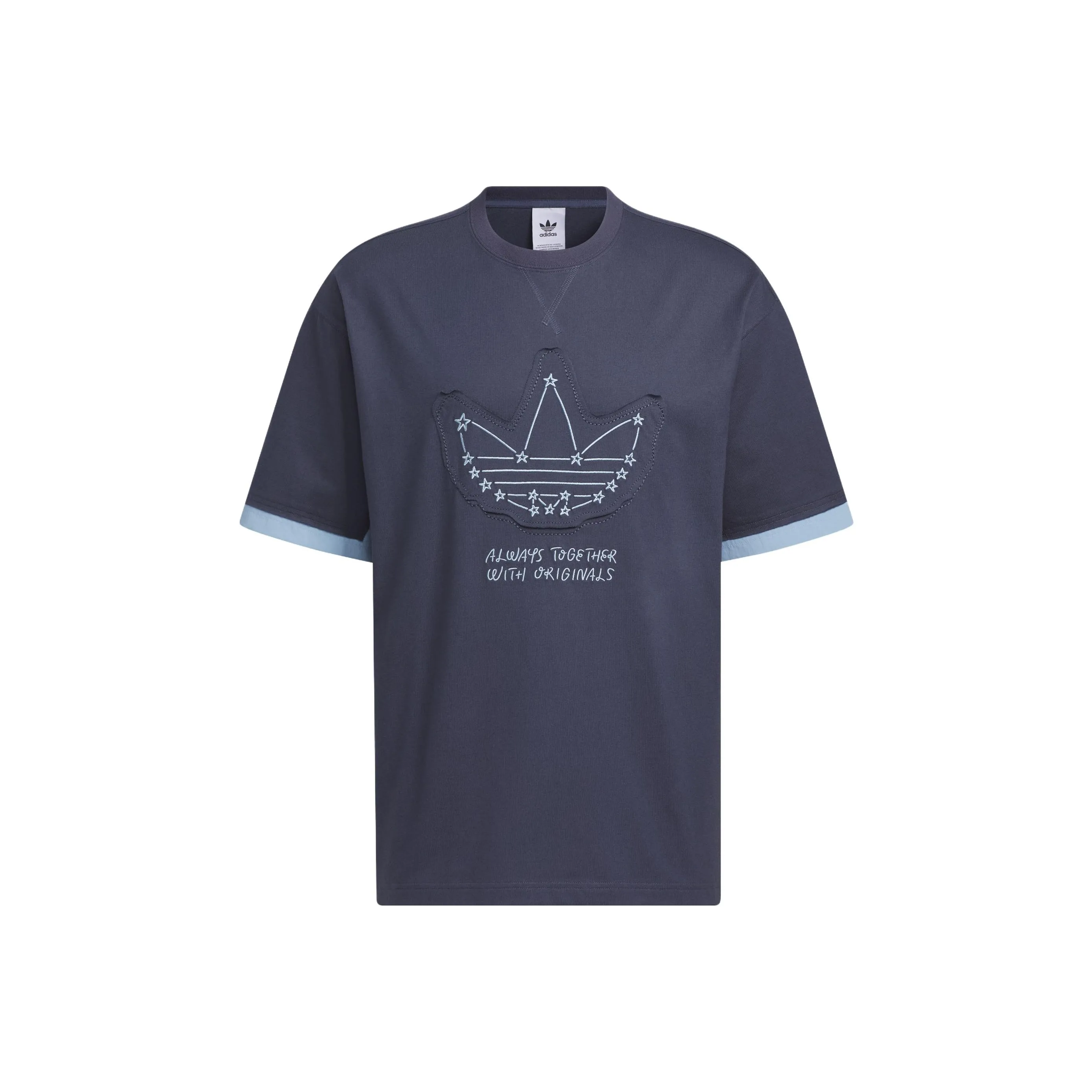 Adidas Originals T-Shirt Унисекс Темно-синий