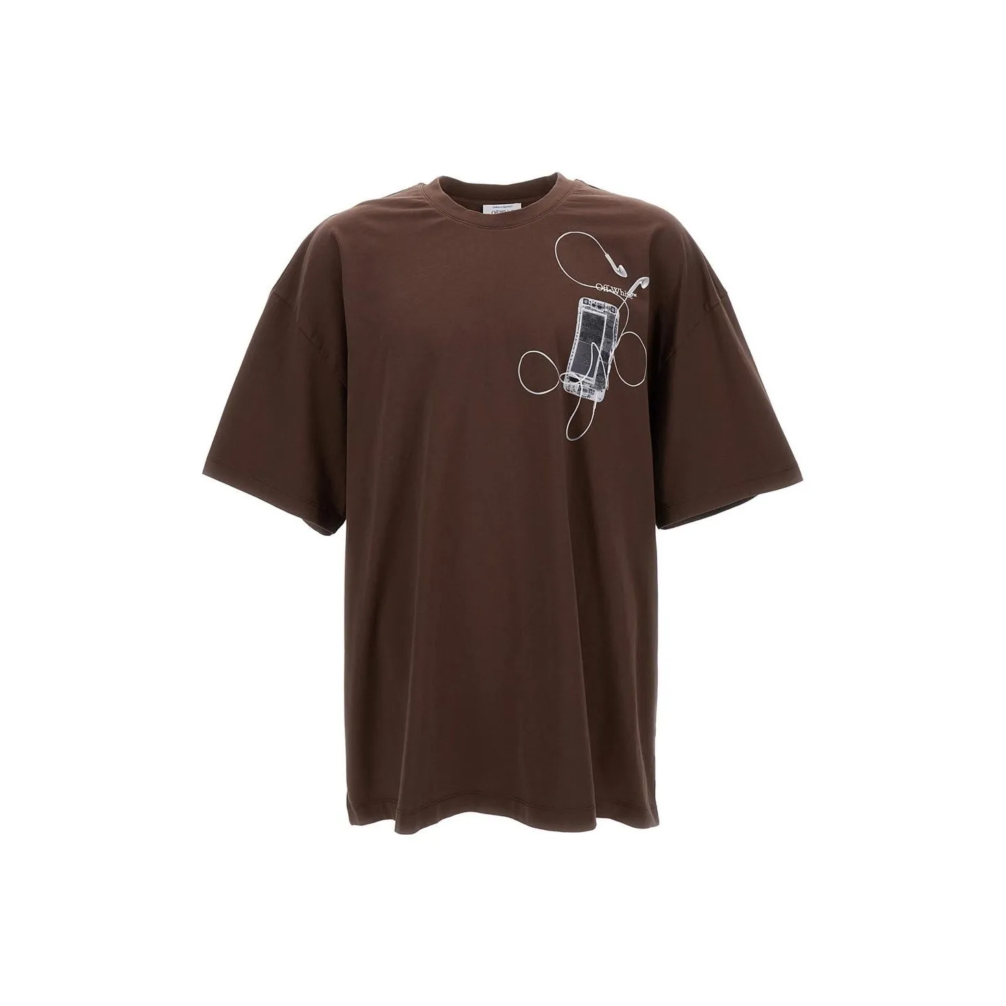 OFF WHITE Scan Arrow Oversize Rain Drum T shirt
