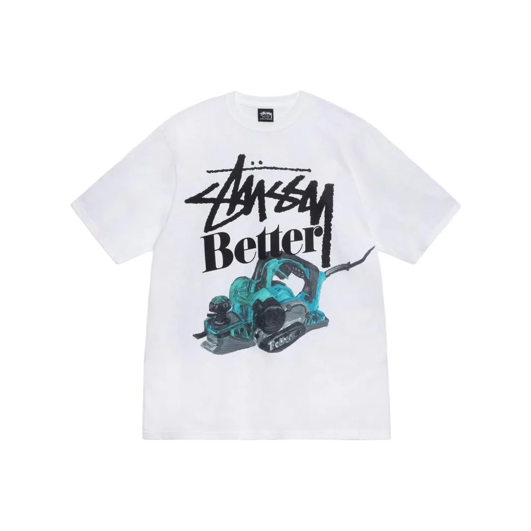 Stussy Белая Унисекс Футболка