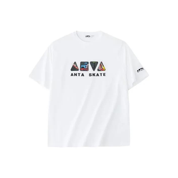 Anta Life Collection T-Shirt Unisex Snowflake White