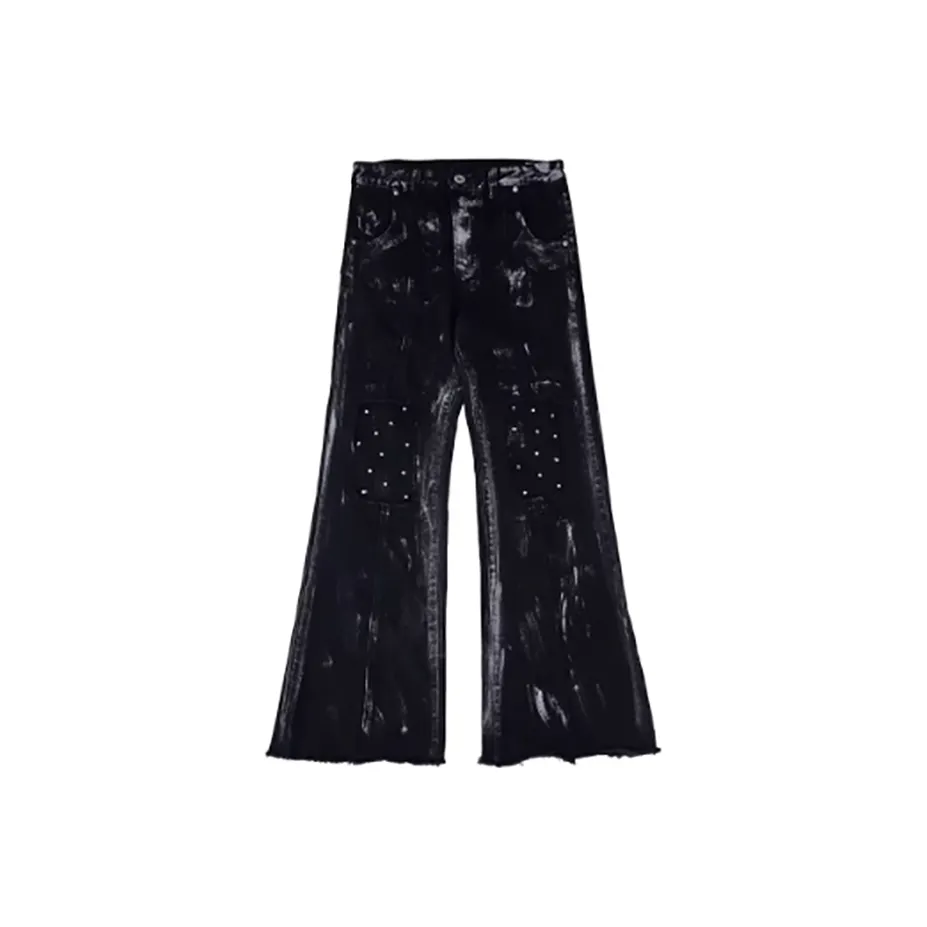 EYEUNDERSTAND Джинсы Мужские Черные