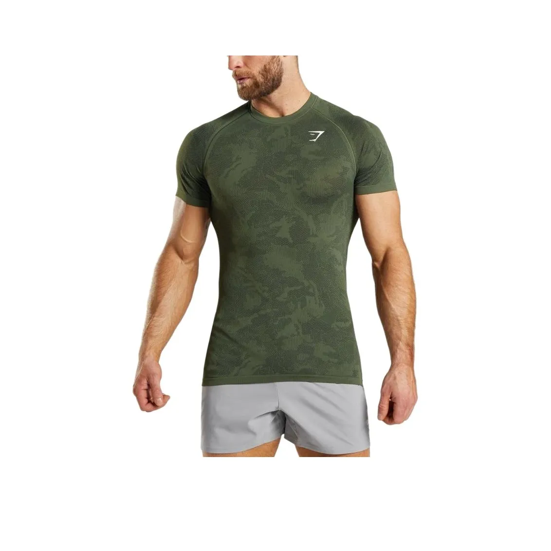GYMSHARK T Shirts Men Green