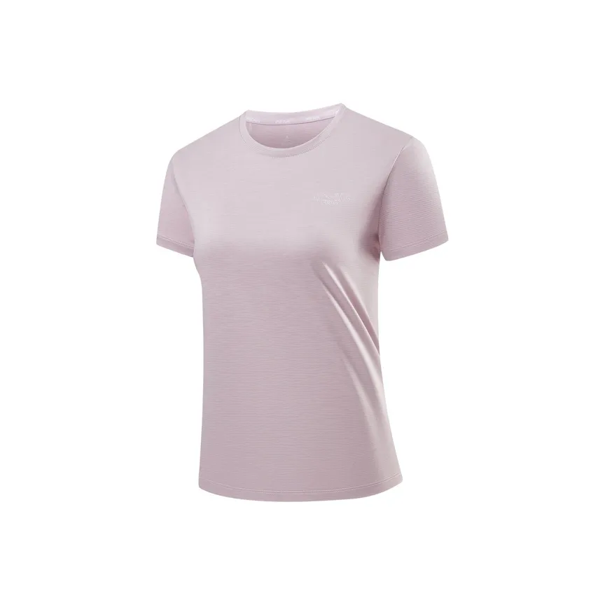 PEAK T Shirts Women's Light Pink Purple