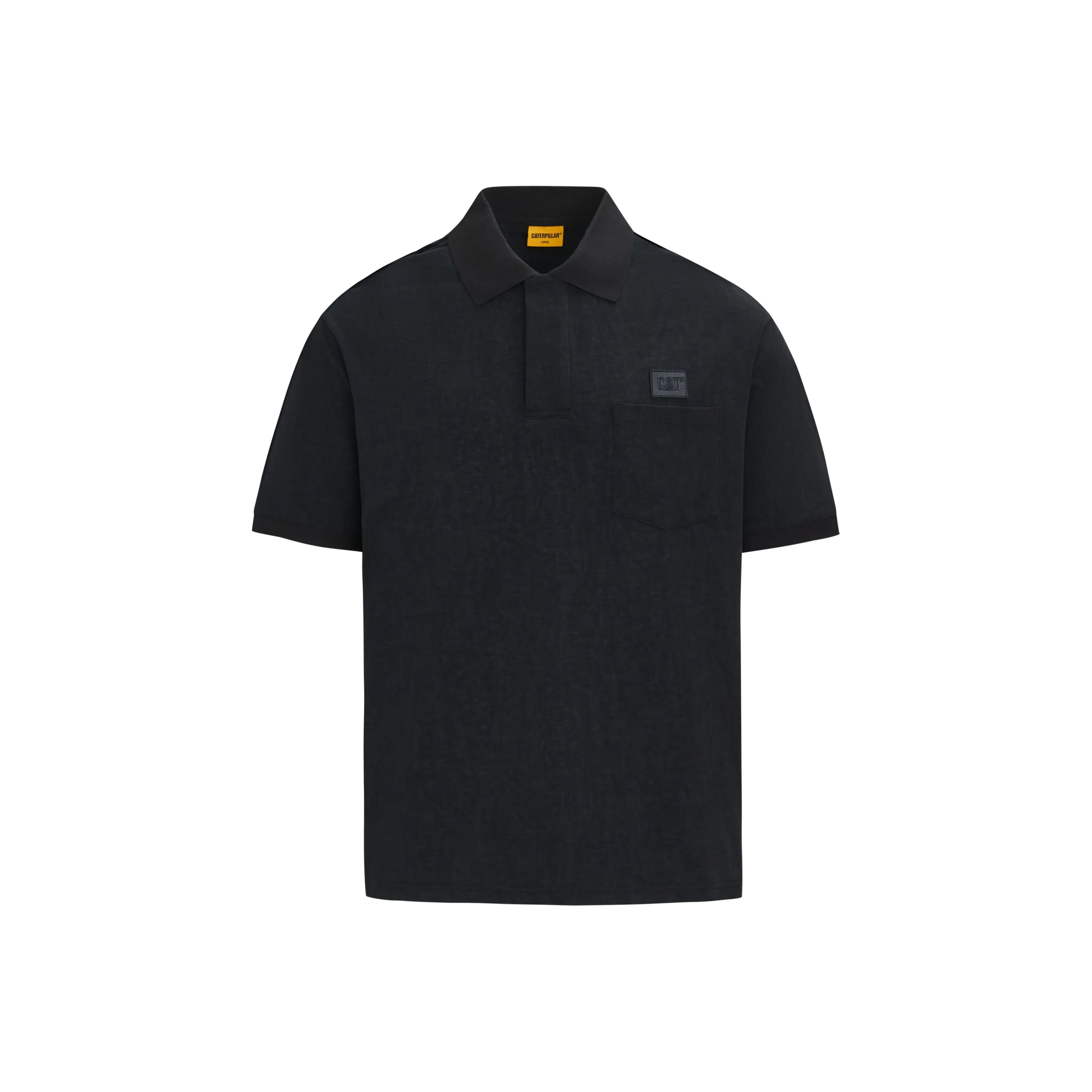 CAT Черная мужская футболка