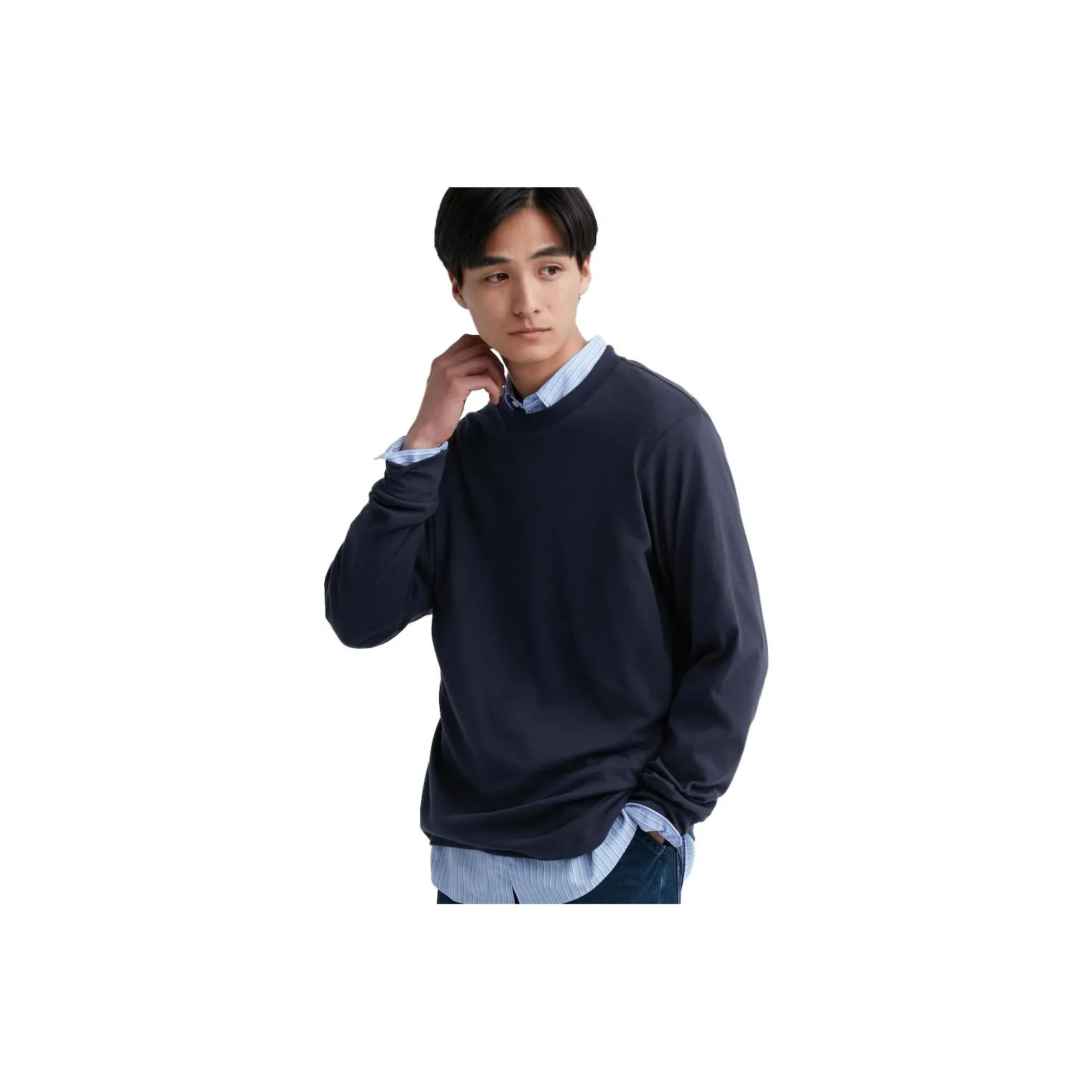 UNIQLO Темно-синие мужские футболки T