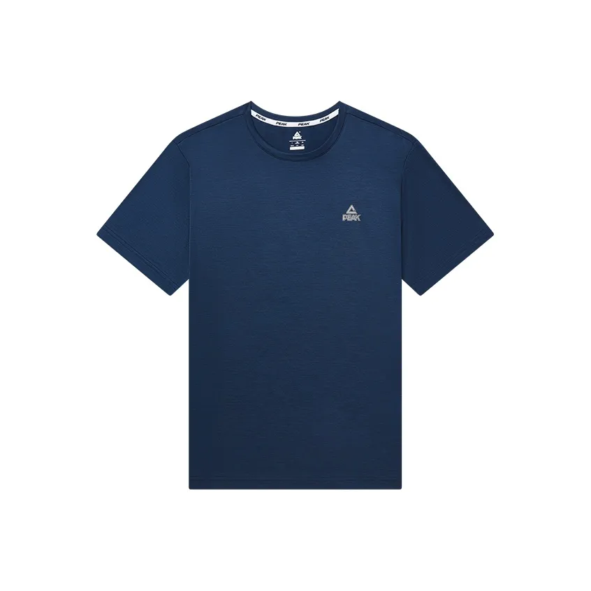 PEAK T Shirts Men's Dark Blue Heather