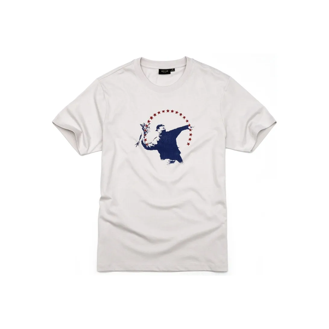 AKCLUB Vintage Collection T Shirt Men's Rock White