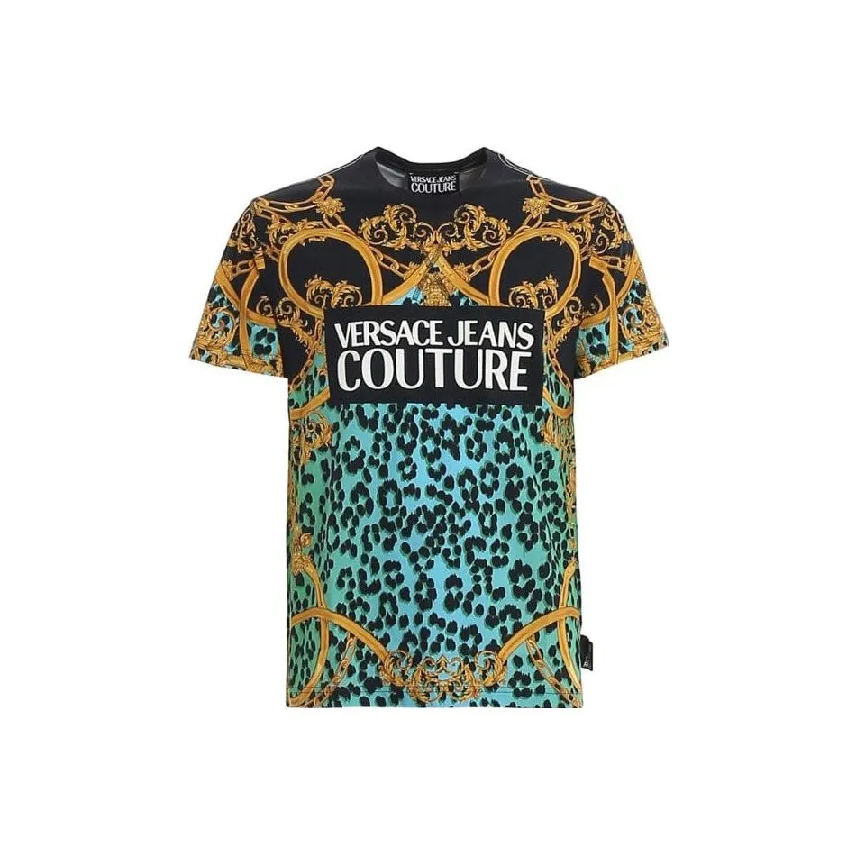 VERSACE Зеленые Мужские T-рубашки