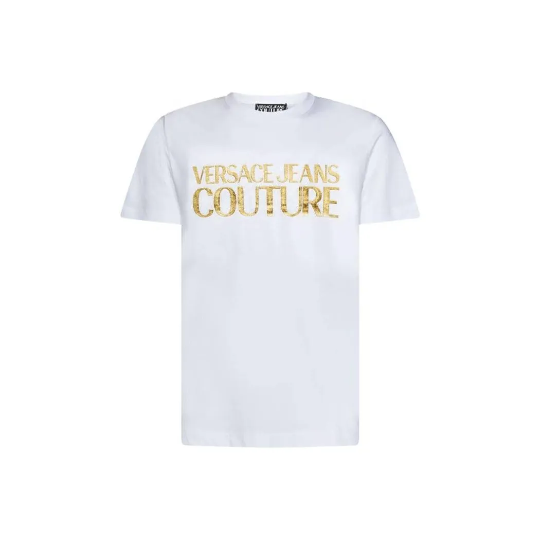 VERSACE JEANS COUTURE Barocco print Cotton T shirt