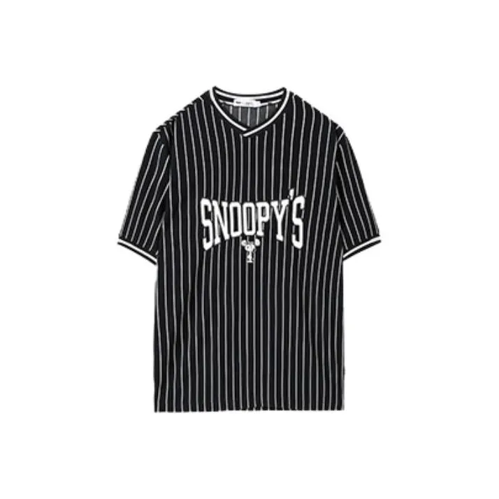 FUN X Snoopy T Shirts Unisex Black