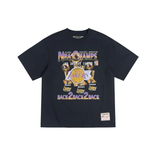 Mitchell Ness Черная Унисекс Футболка