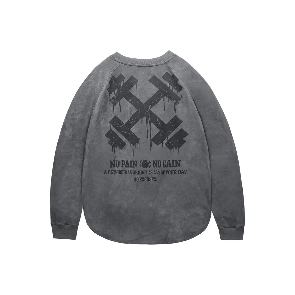 Muscle Dog Темно-серый Мужская T-рубашка