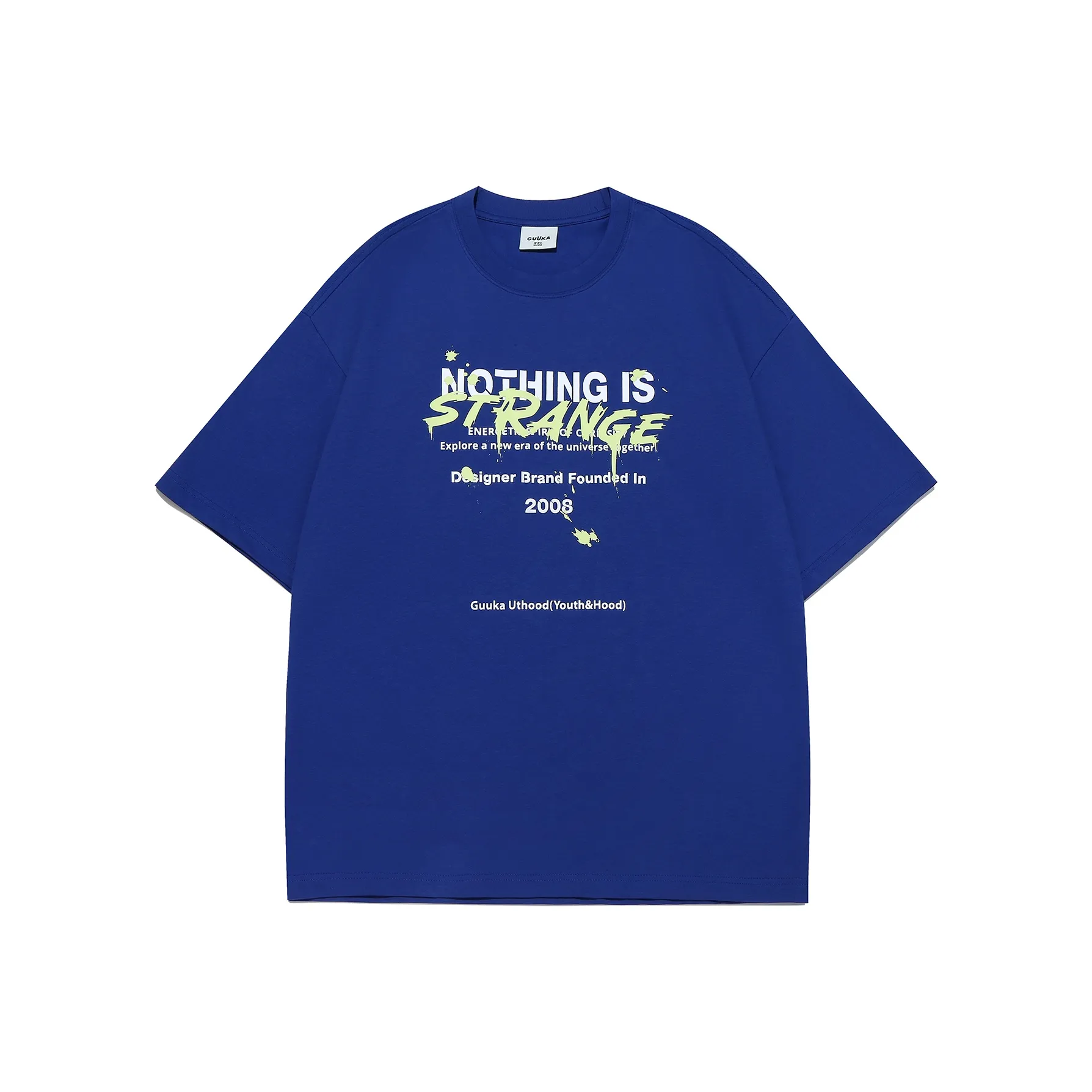 Guuka Short Sleeved T Shirts Men's Blue Purple