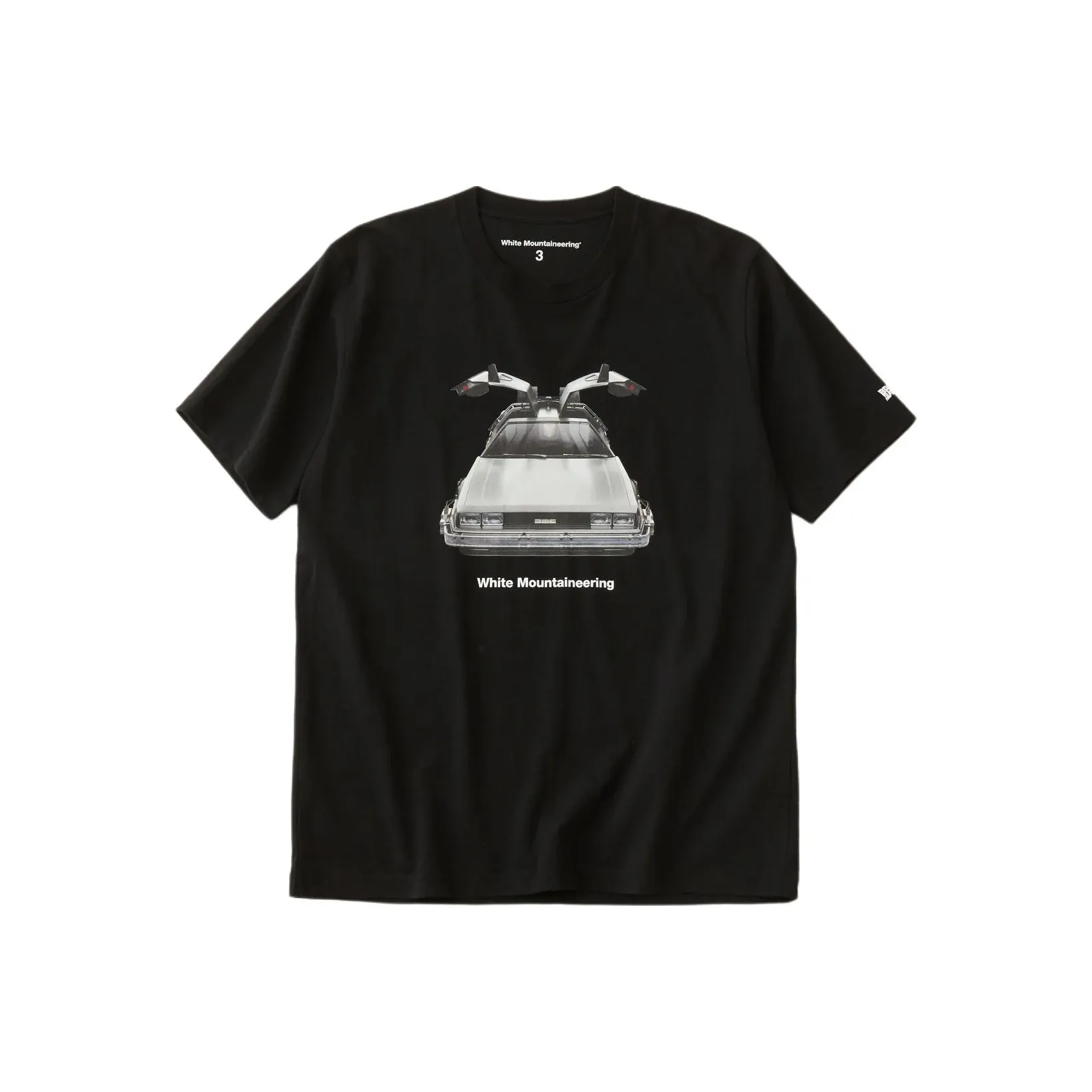 White Mountaineering x BACK TO THE FUTRUE SS24 T-Shirt Унисекс Черный