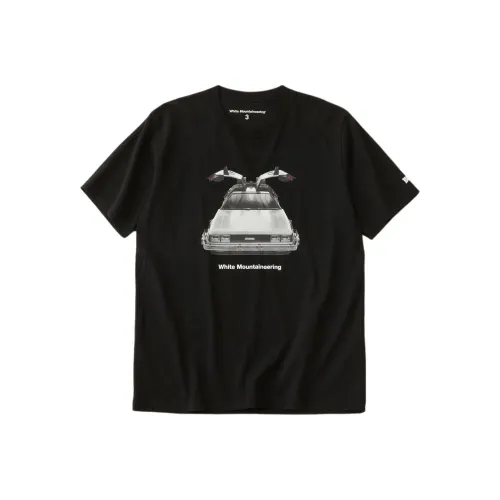 White Mountaineering Черная Унисекс Т-рубашка