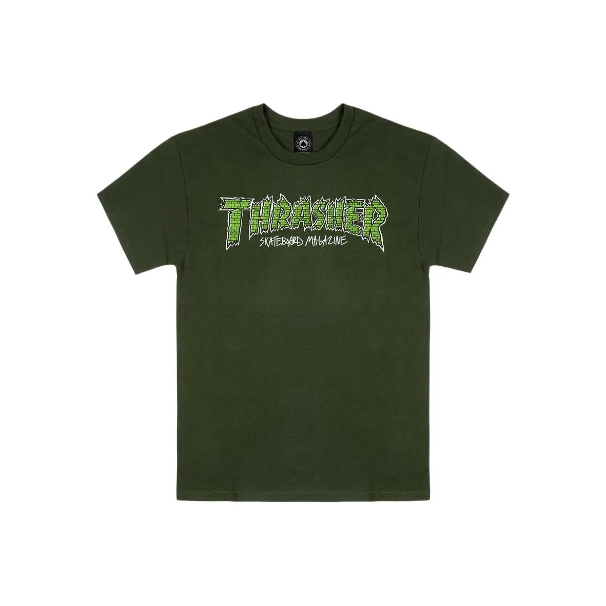 Thrasher T-Shirt Унисекс Лесной Зеленый