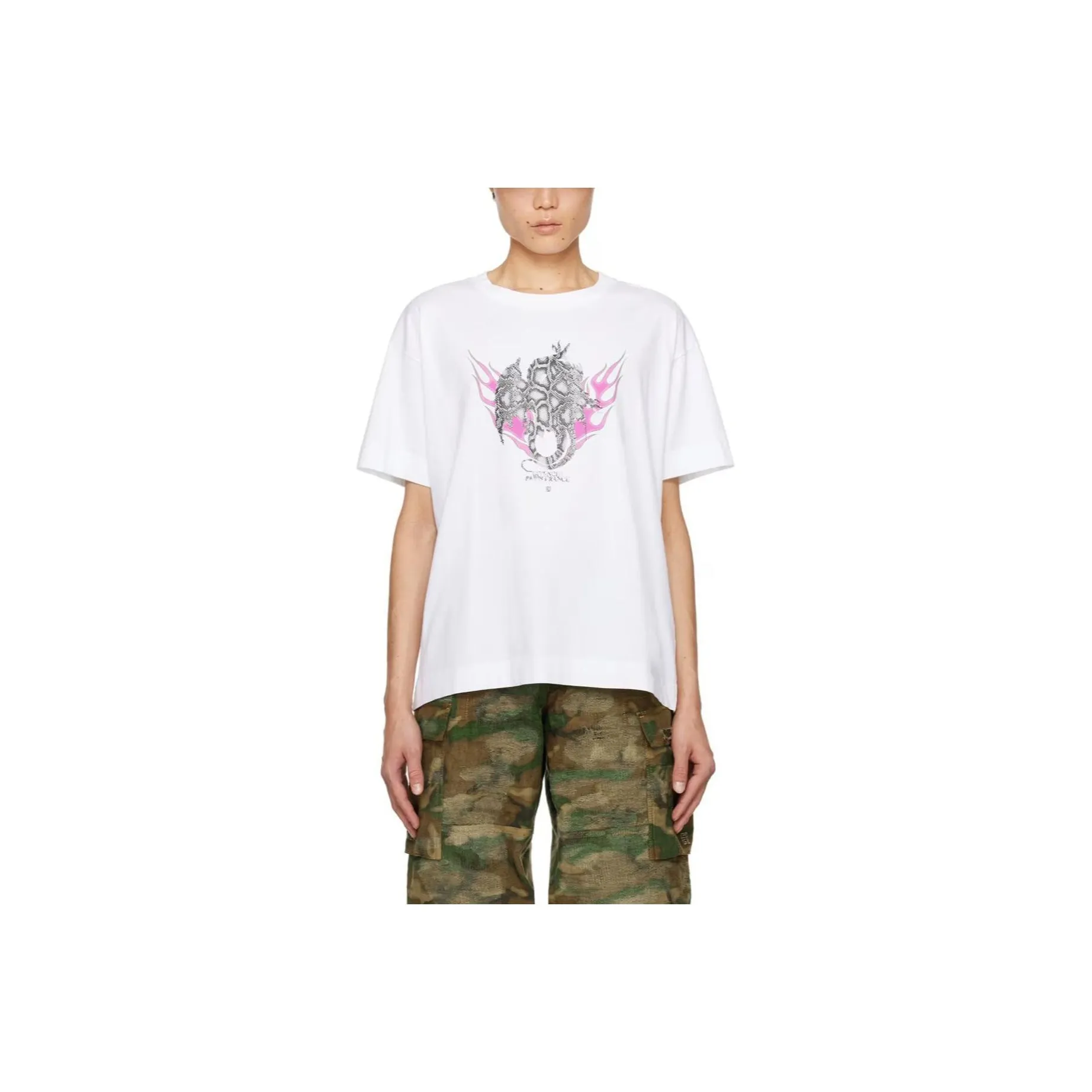 GIVENCHY SS24 T Рубашка Мужская Белая