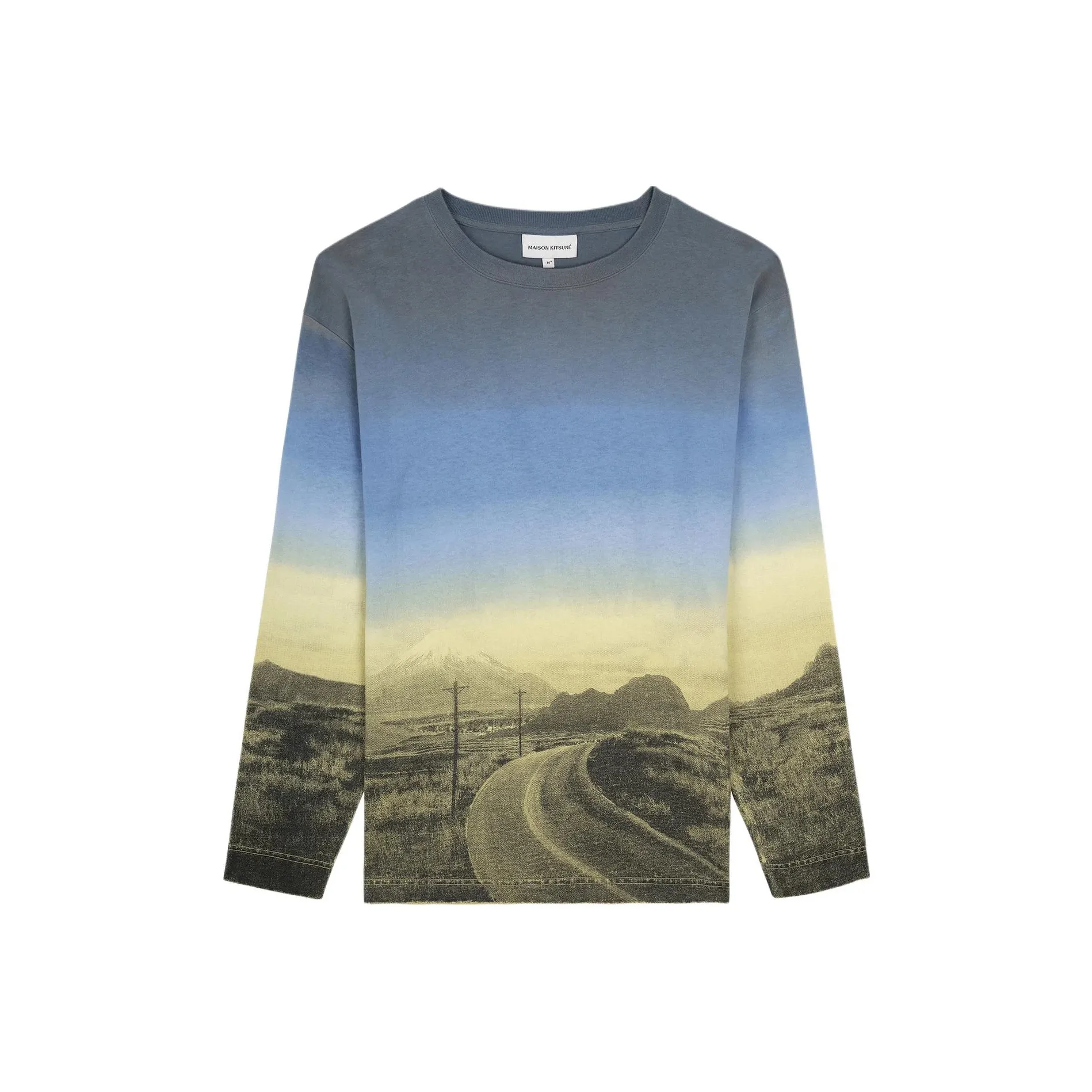 Maison Kitsune T-Shirt Мужской Синий