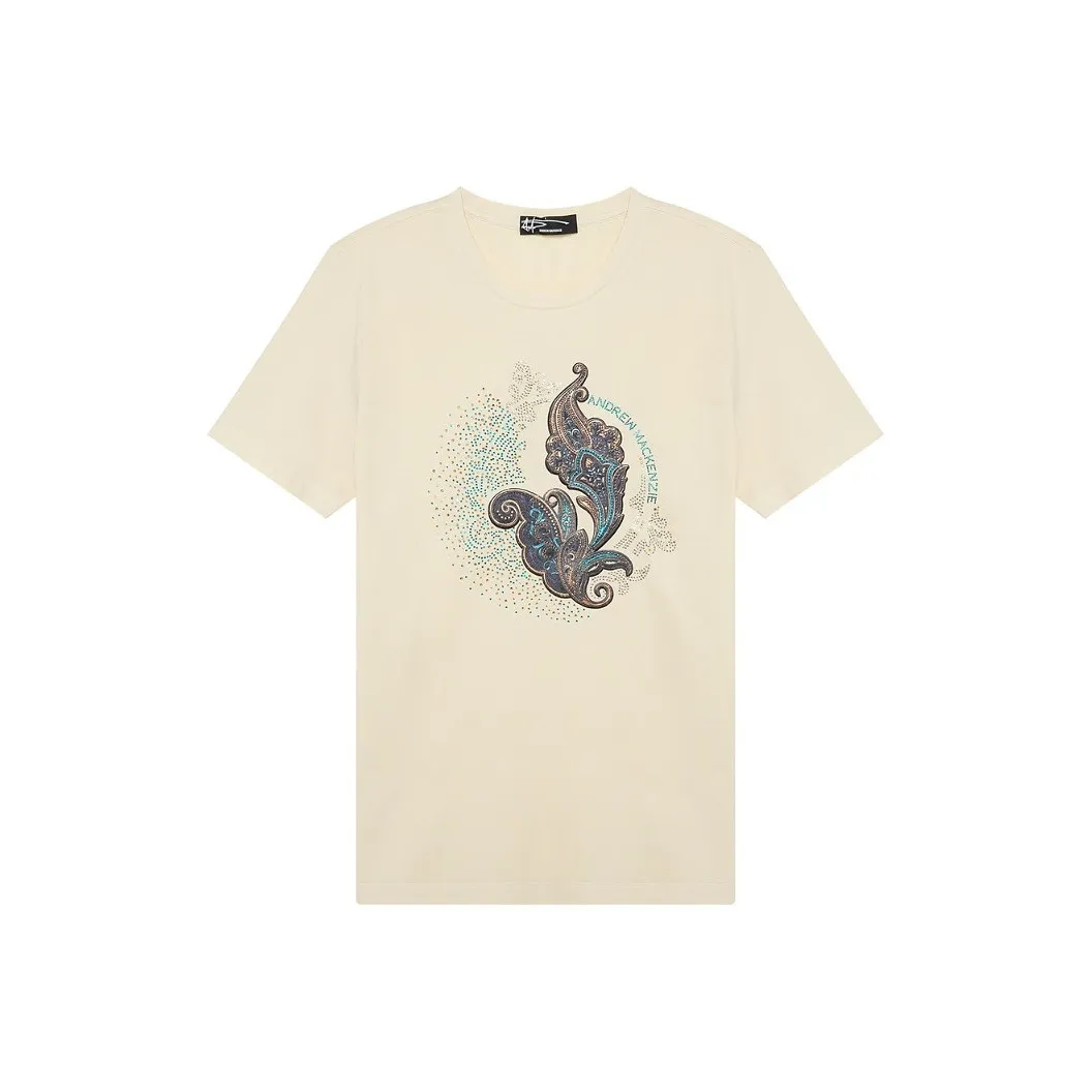 ANDREW MACKENZIE T Shirt Men's White
