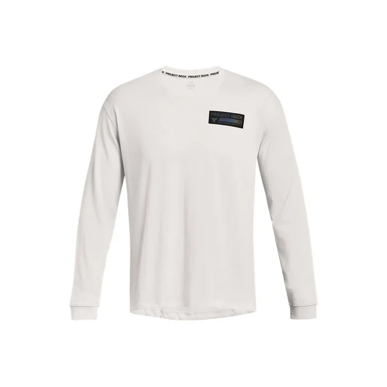 Under Armour Johnson Рукав с оборванным плечом T-рубашка Мужская Белая