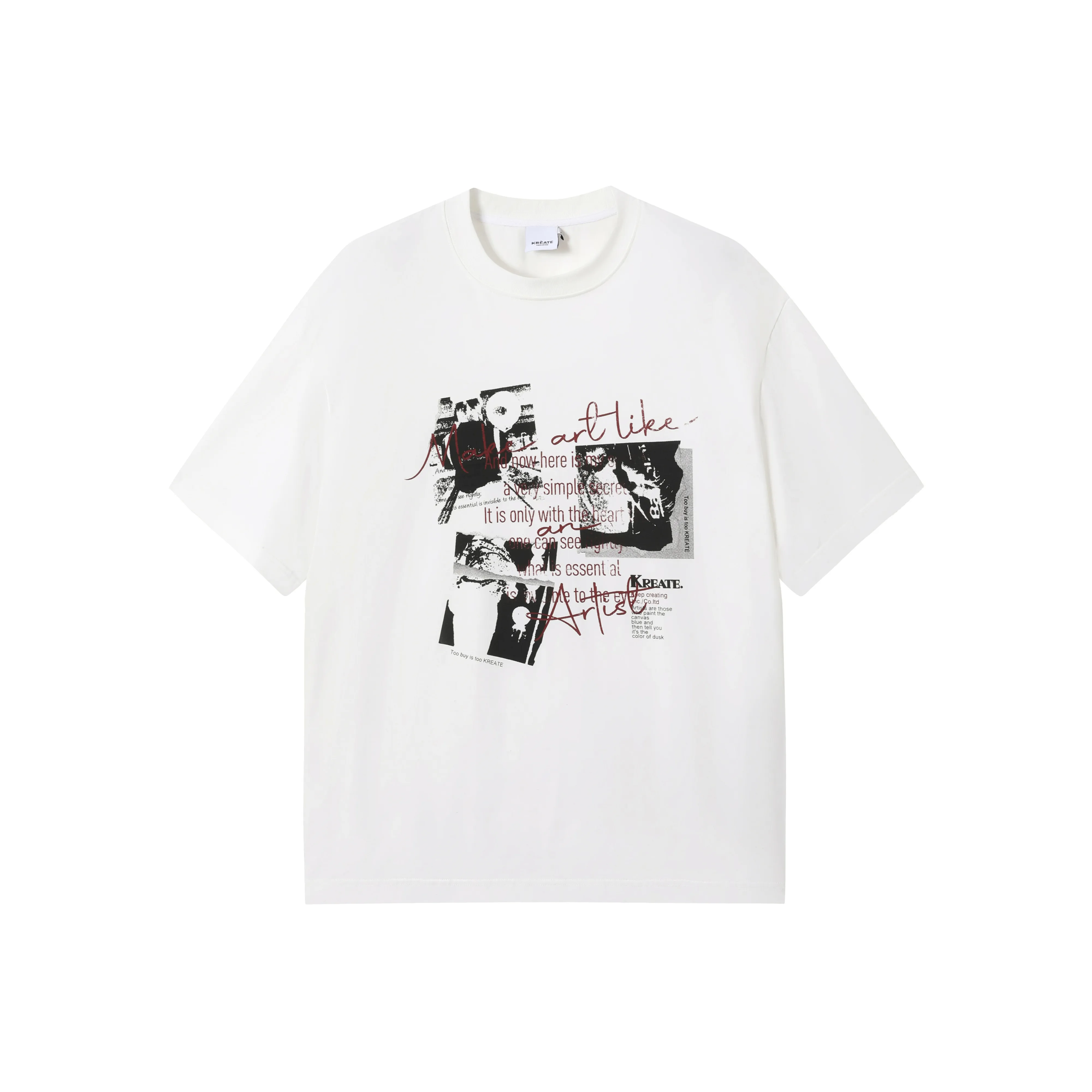 KREATE Белая Унисекс Футболка