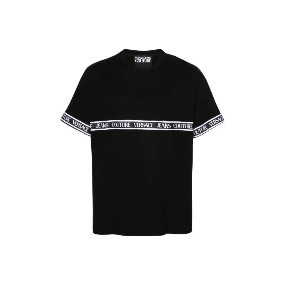 VERSACE JEANS Logo Printed Crewneck T-Shirt